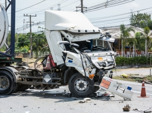 A large truck can cause a deadly collision with another vehicle.