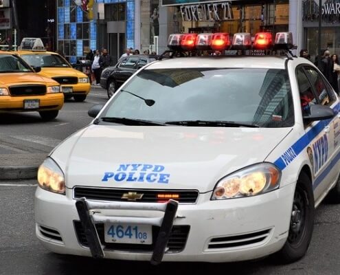 A Young Girl is Left Injured After Engaging in an Accident with a NYPD Officer While Crossing the Road