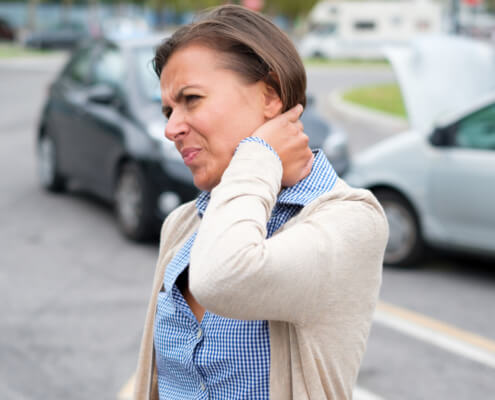 Can a car accident victim recover compensation for a whiplash injury in Tampa, Florida?